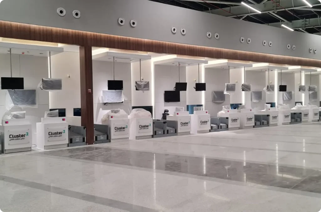 Lujain Group in the development of Al-Jouf Airport: Woodworks & Countertops
